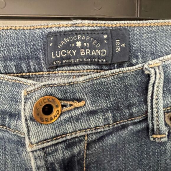 Lucky Brand Sweet N Low Bootcut Jeans Women’s Size 12/31 Medium Wash Stretch Med - Picture 2 of 12